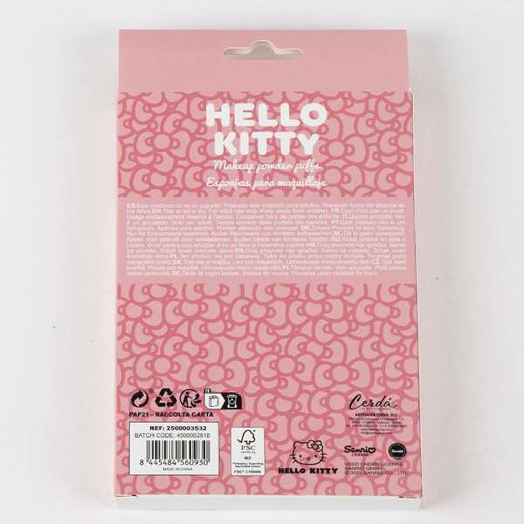 Make-up-schwamm hello kitty - schönheit utensilien