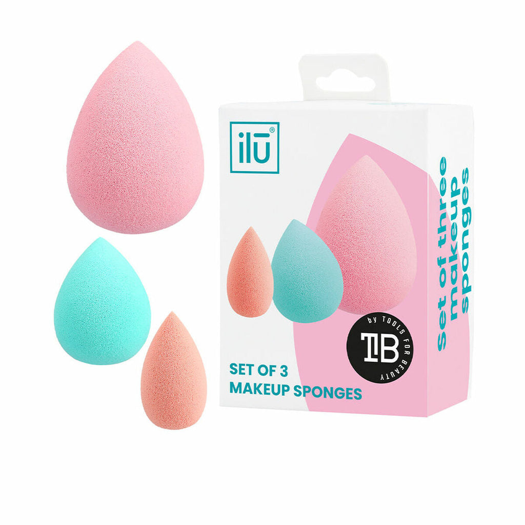 Make-up-schwamm ilū esponjas lote bunt 3 stücke - schönheit