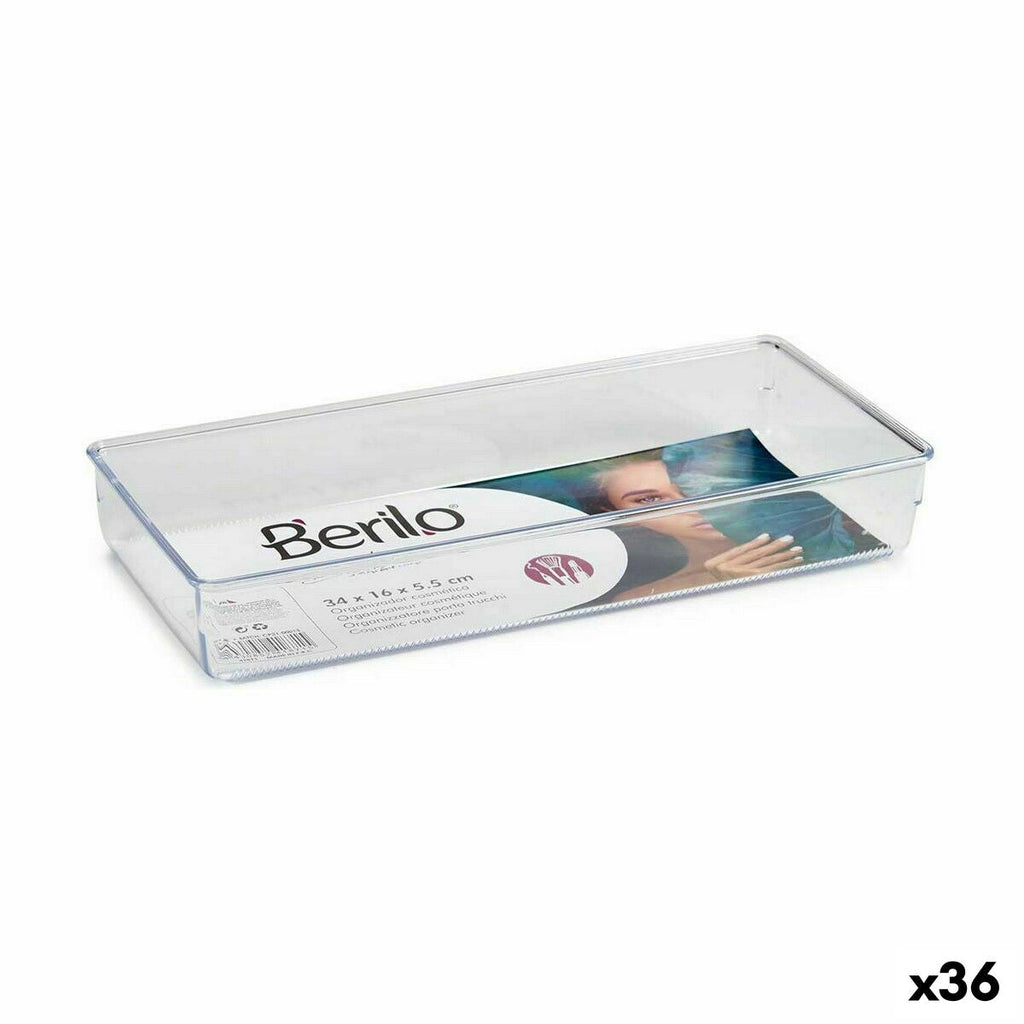 Mehrzweck-organizer berilo durchsichtig kunststoff 15,5 x