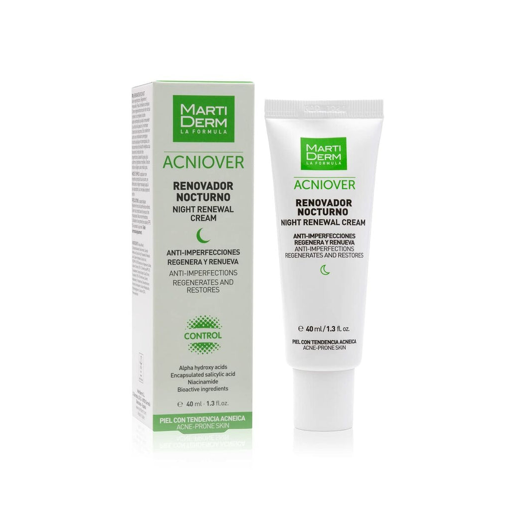 Nachtcreme martiderm acniover 40 ml anti-schönheitsfehler