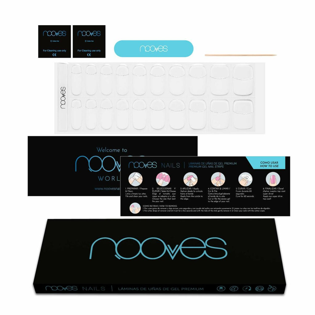 Nagellack nooves láminas de uñas gel 20 stücke - schönheit