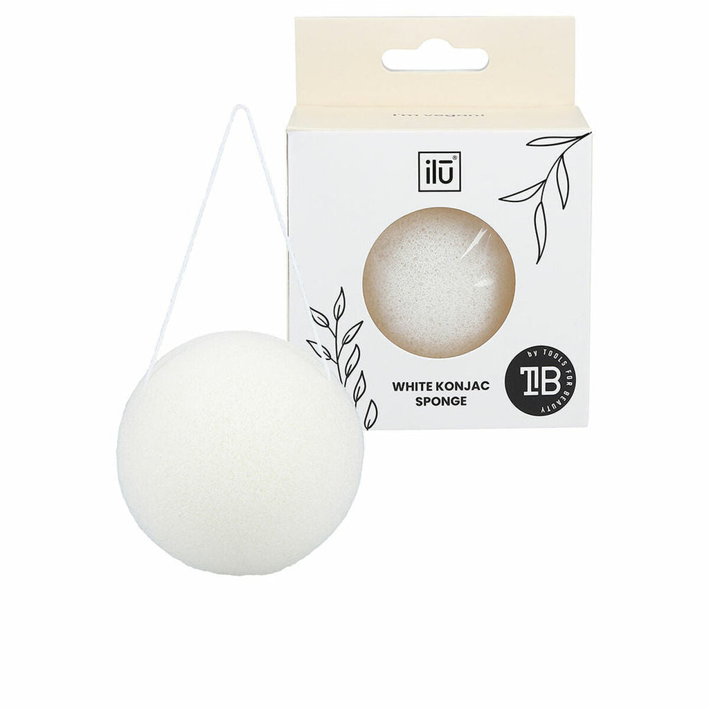 Peeling gesichtsschwamm ilū konjac weiß (1 stück)