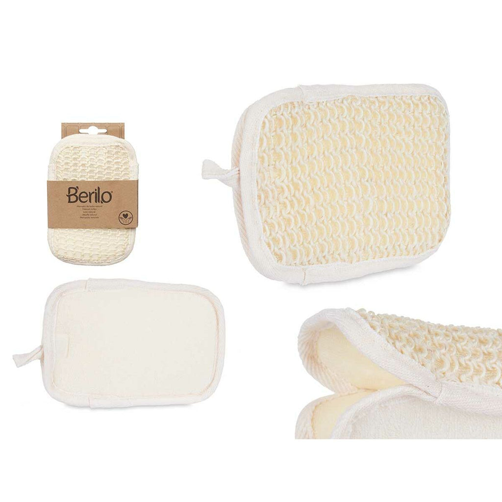 Peeling-handschuh berilo weiß beige (12 stück) - schönheit