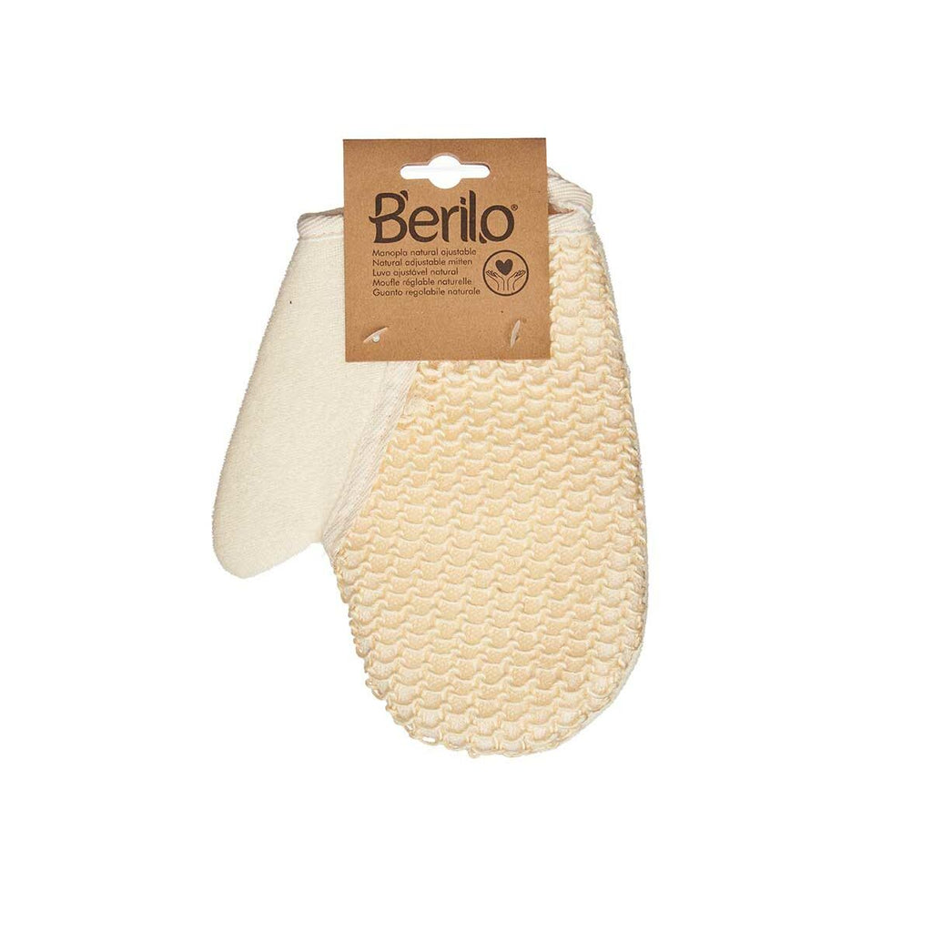 Peeling-handschuh berilo weiß beige (12 stück) - schönheit
