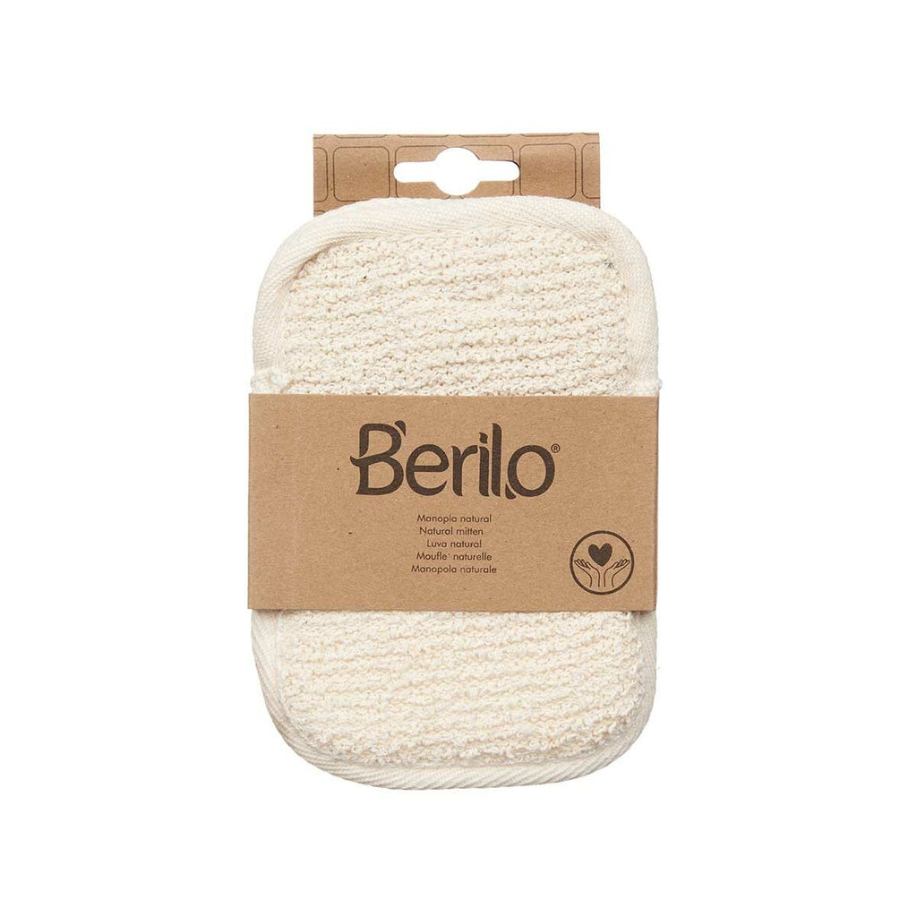 Peeling-handschuh berilo weiß beige (12 stück) - schönheit