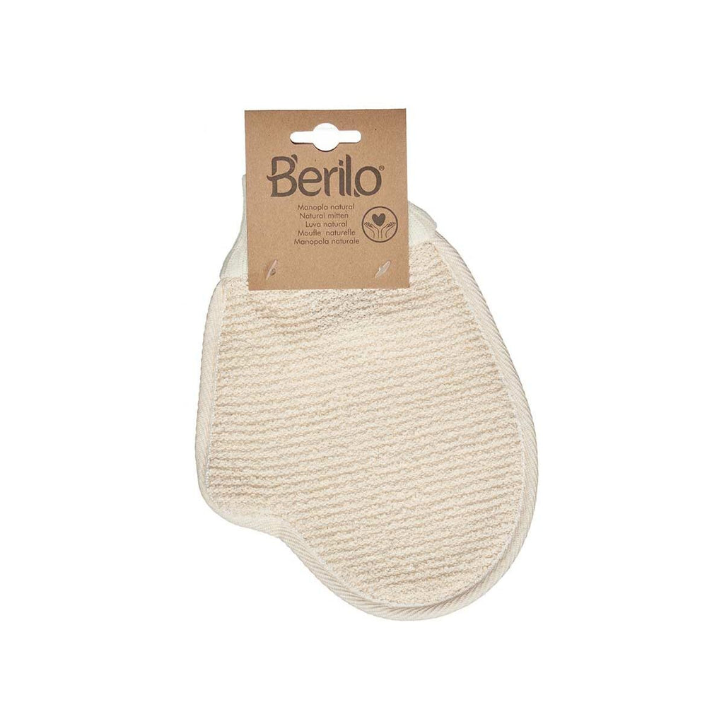 Peeling-handschuh berilo weiß beige (12 stück) - schönheit