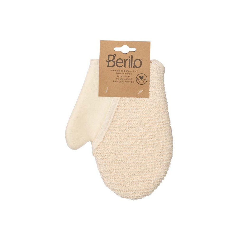 Peeling-handschuh berilo weiß beige (12 stück) - schönheit