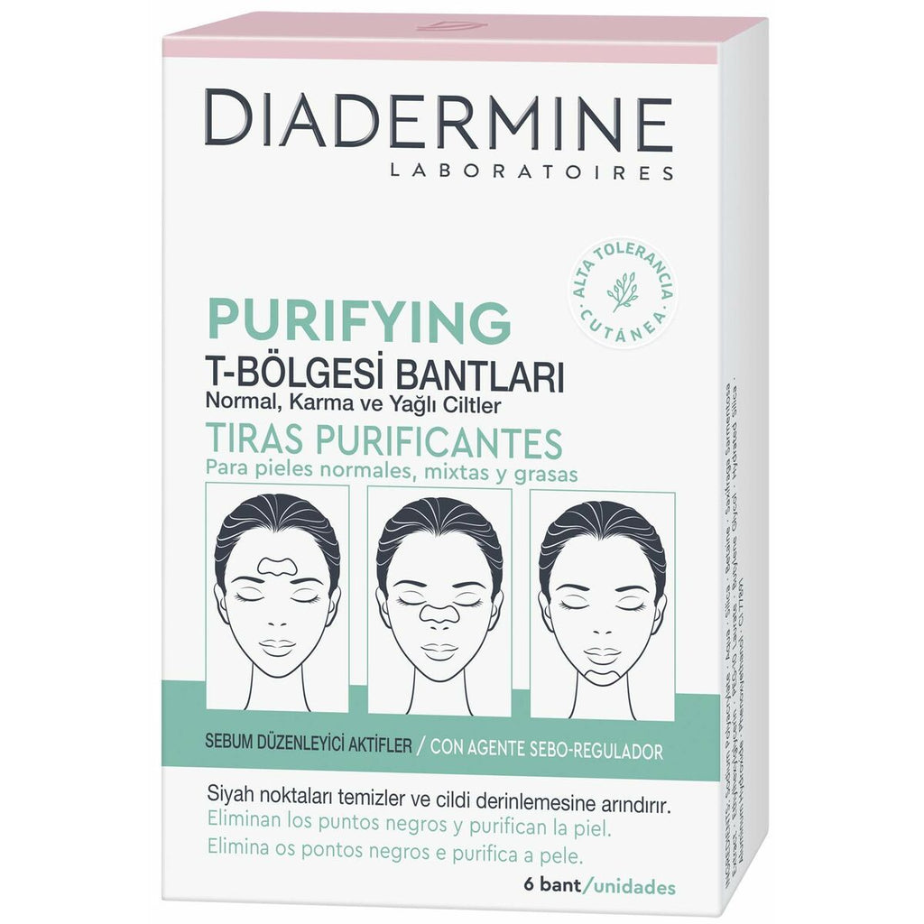 Pflege von fettiger haut diadermine tiras purificantes