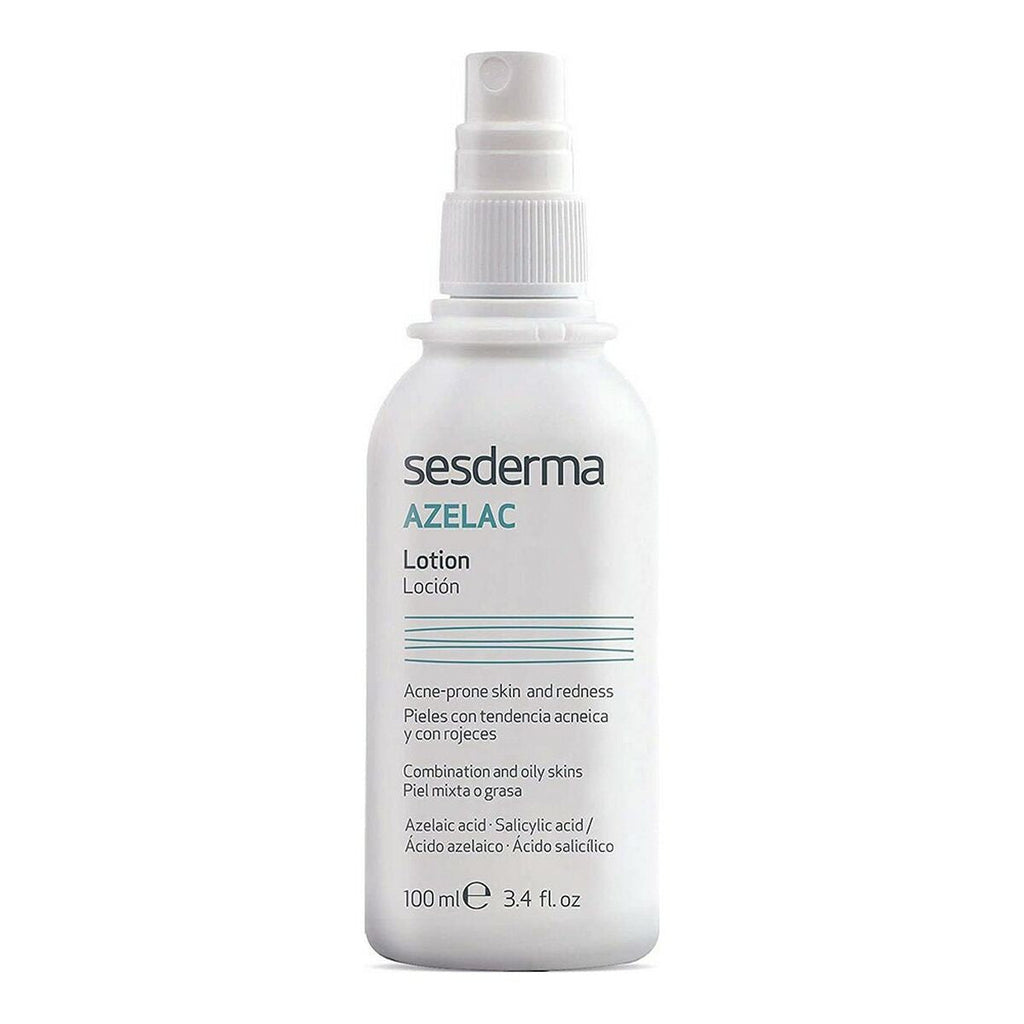 Pflege von fettiger haut sesderma azelac gesichtslotion 100