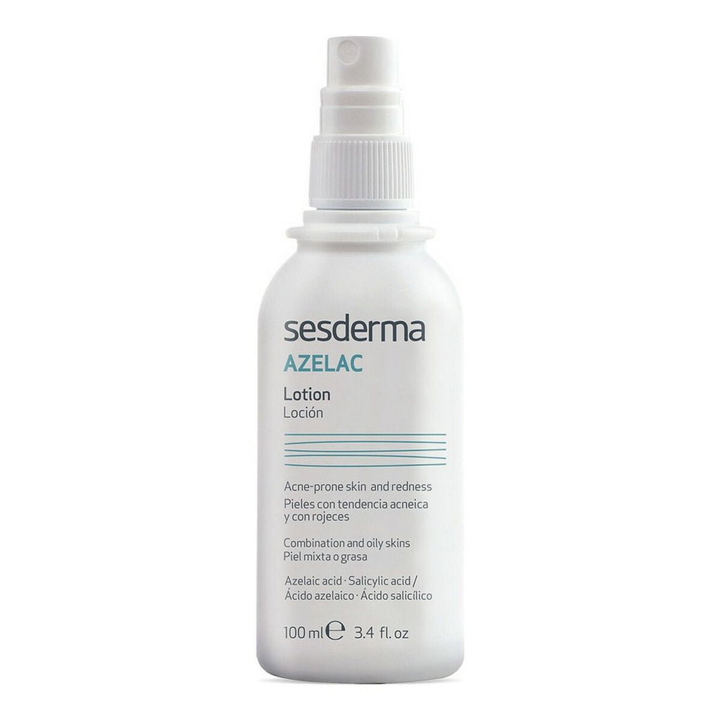 Pflege von fettiger haut sesderma azelac gesichtslotion 100