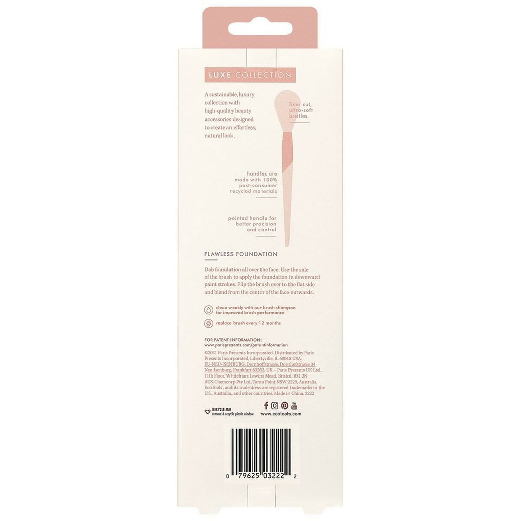 Pinsel für make-up-grundierung ecotools luxe - schönheit