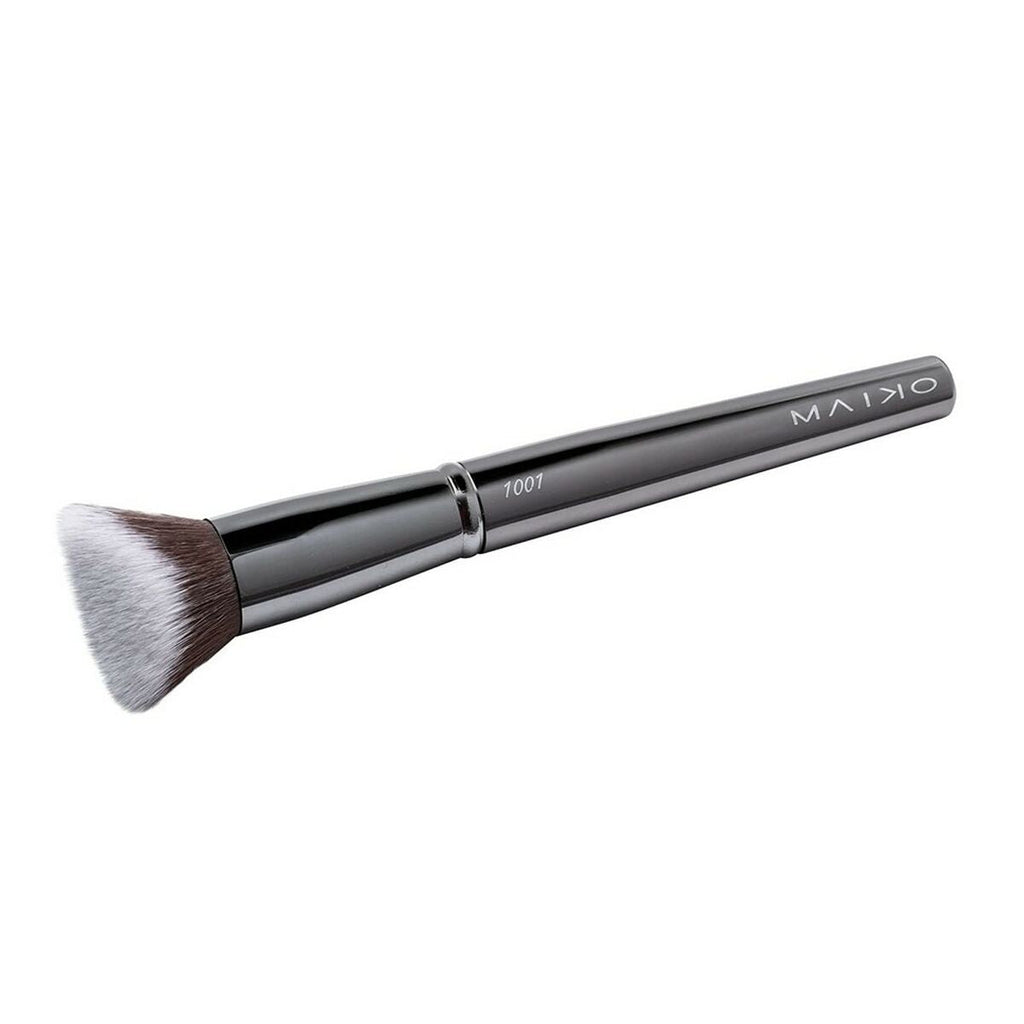 Pinsel für make-up-grundierung maiko luxury grey präzision
