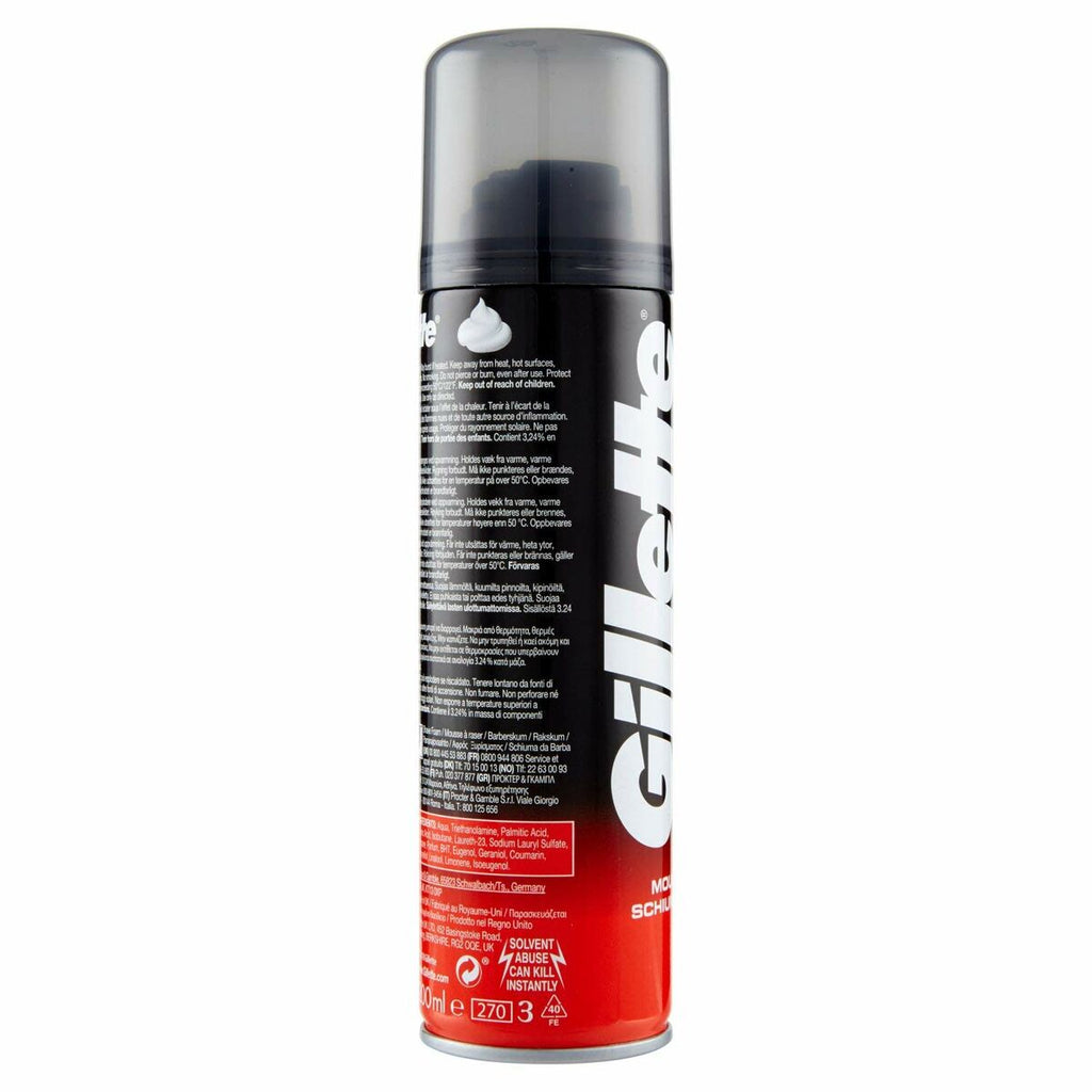 Rasierschaum gillette gsfr 200 ml - schönheit rasieren