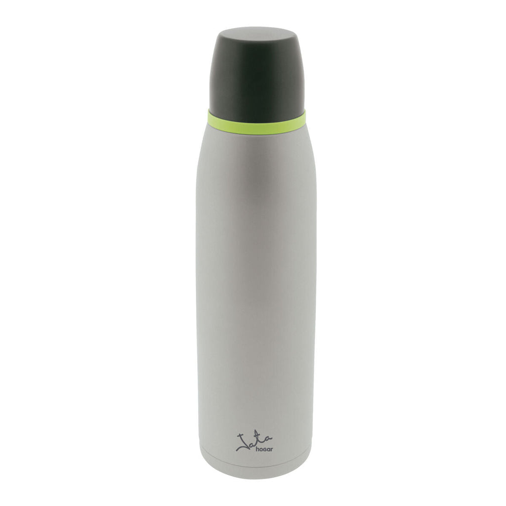 Reise-thermoskanne jata 920 1 l grau metall edelstahl