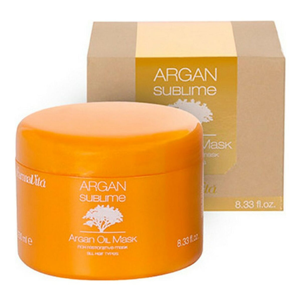 Repairing haar-reparatur-maske argan sublime farmavita