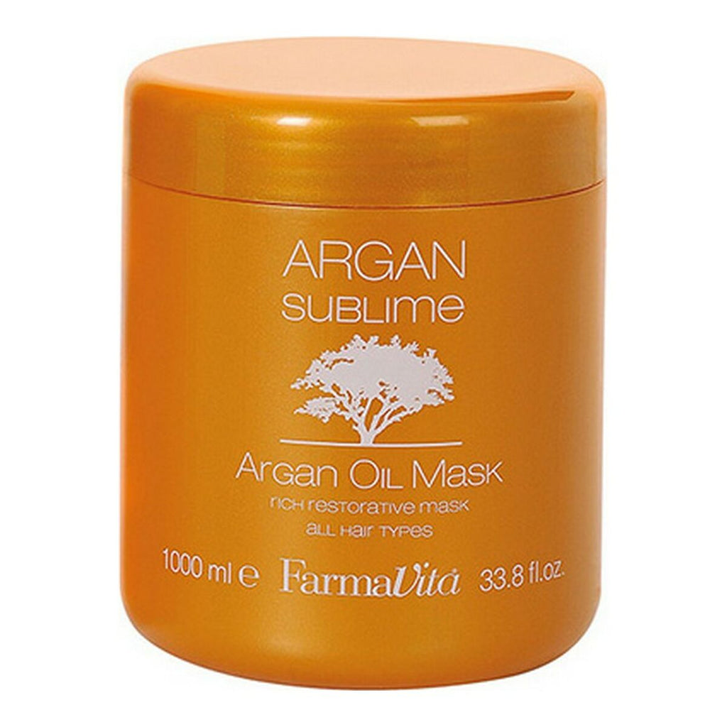 Repairing haar-reparatur-maske argan sublime farmavita