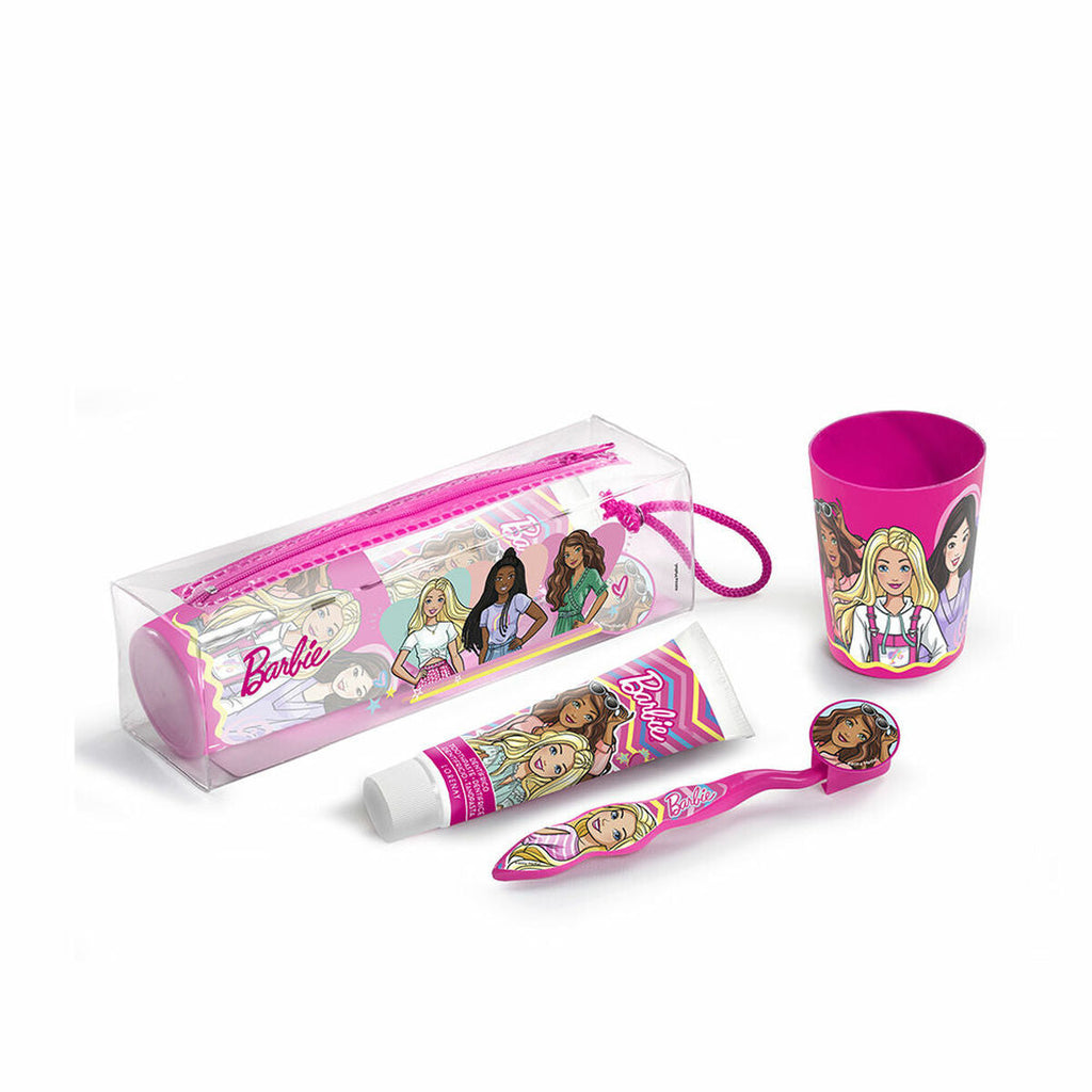 Satz barbie barbie - schönheit utensilien und zubehör