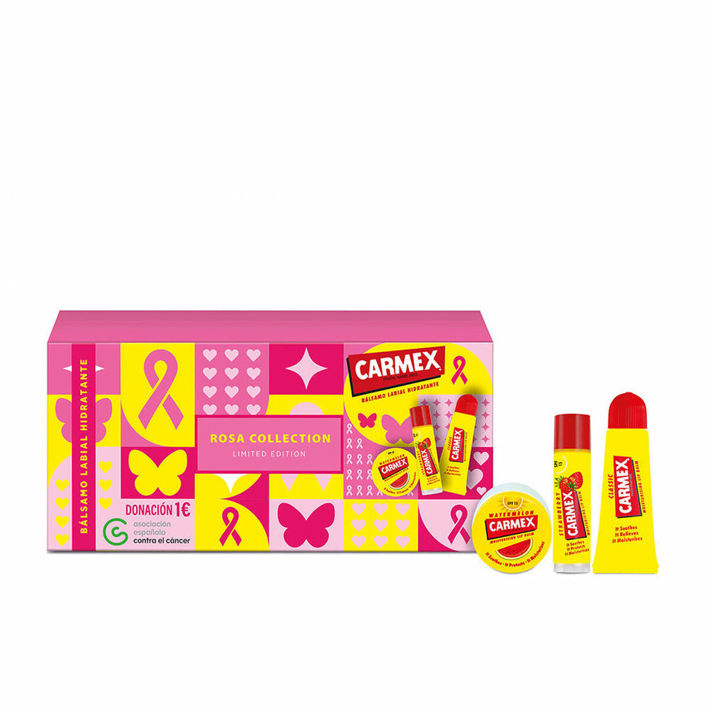 Satz carmex bálsamos carmex 3 stücke - schönheit utensilien