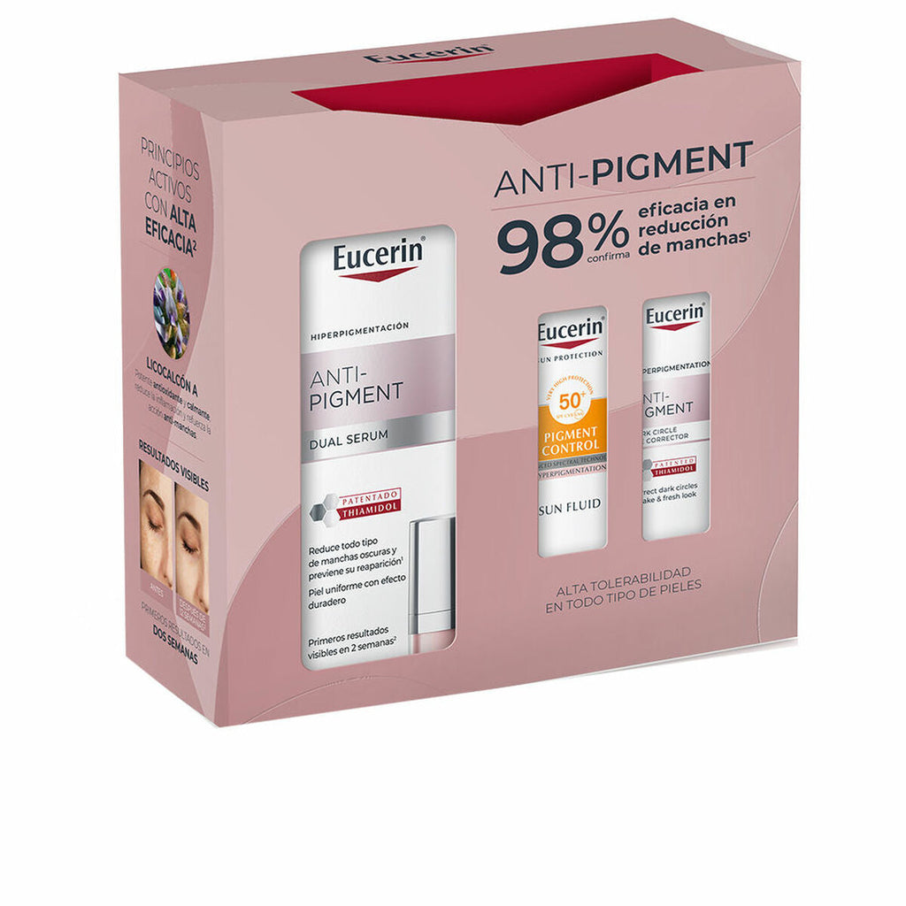 Schminkset eucerin anti-pigment - schönheit utensilien