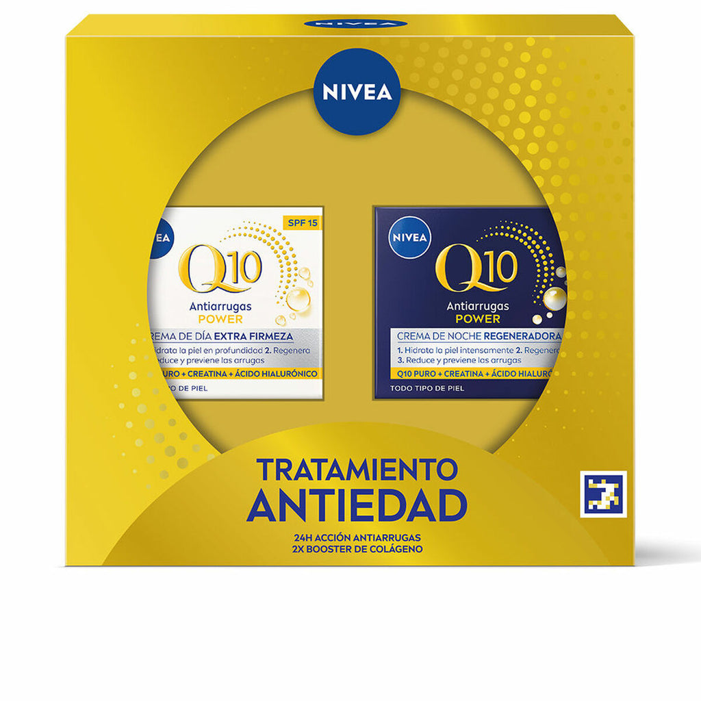 Schminkset nivea q10 anti-arrugas 2 stücke - schönheit