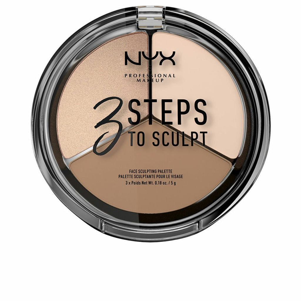 Schminkset nyx 3 steps to sculpt - schönheit utensilien