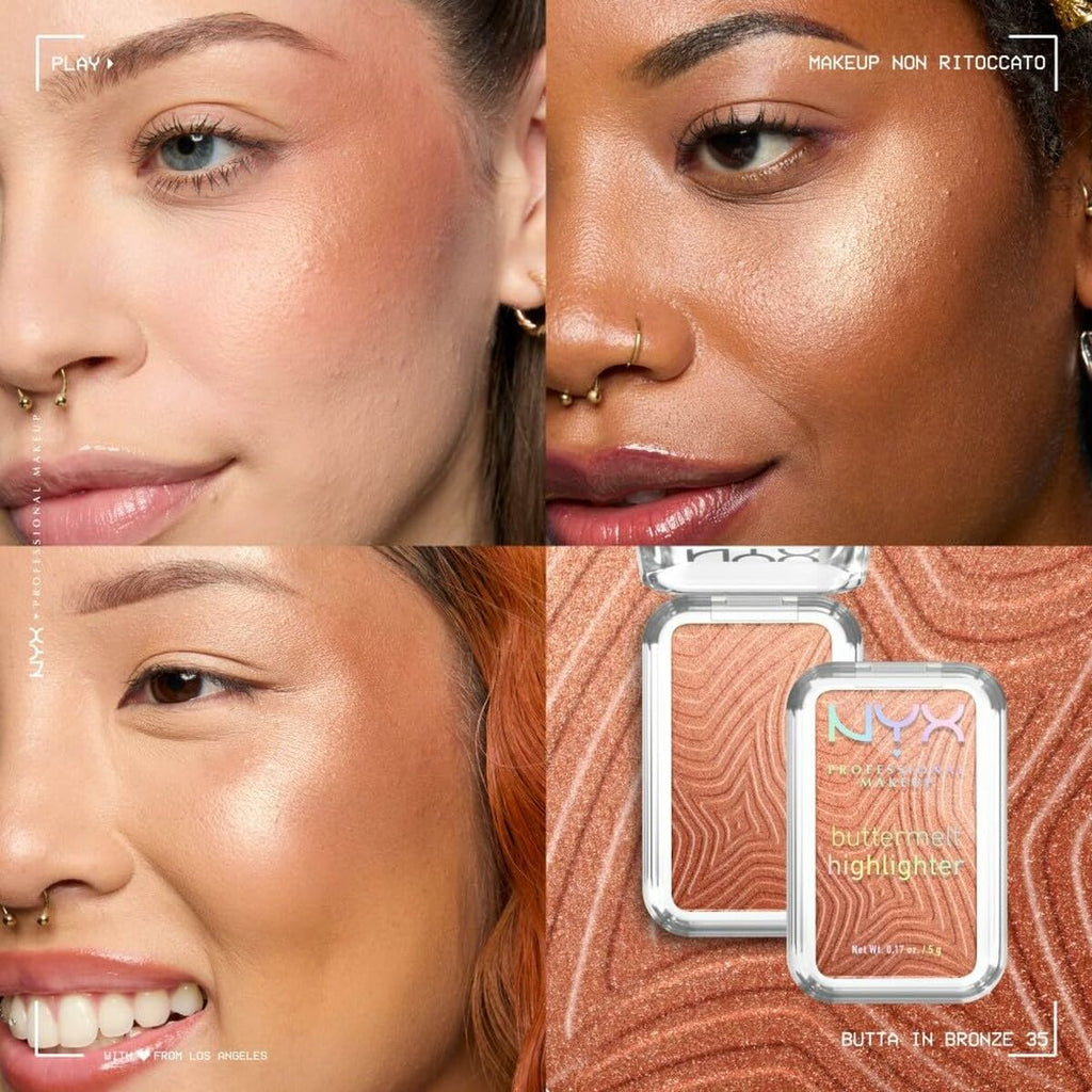 Schminkset nyx buttermelt highlighter - schönheit
