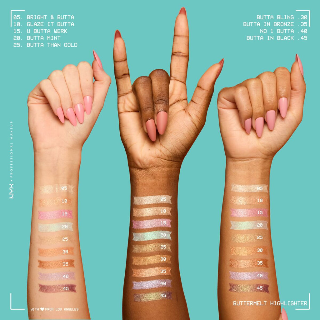 Schminkset nyx buttermelt highlighter - schönheit