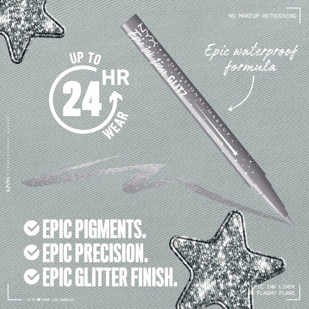 Schminkset nyx epic ink liner glitz - schönheit utensilien