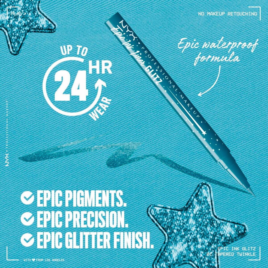 Schminkset nyx epic ink liner glitz - schönheit utensilien