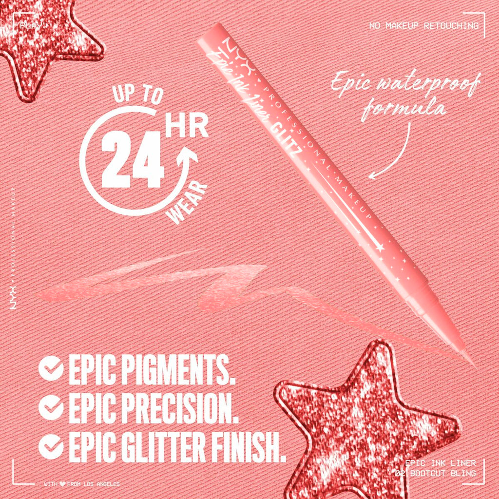 Schminkset nyx epic ink liner glitz - schönheit utensilien