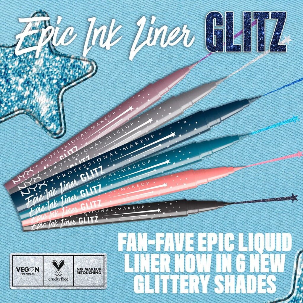 Schminkset nyx epic ink liner glitz - schönheit utensilien