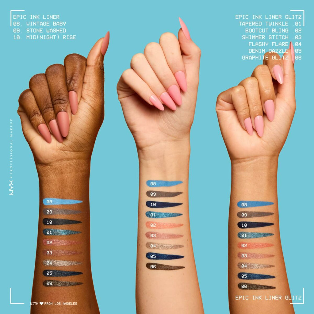 Schminkset nyx epic ink liner glitz - schönheit utensilien