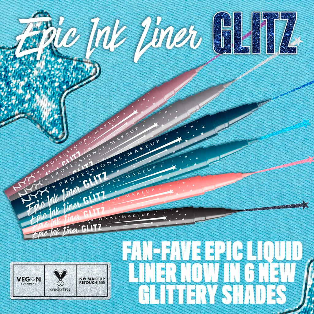 Schminkset nyx epic ink liner glitz - schönheit utensilien