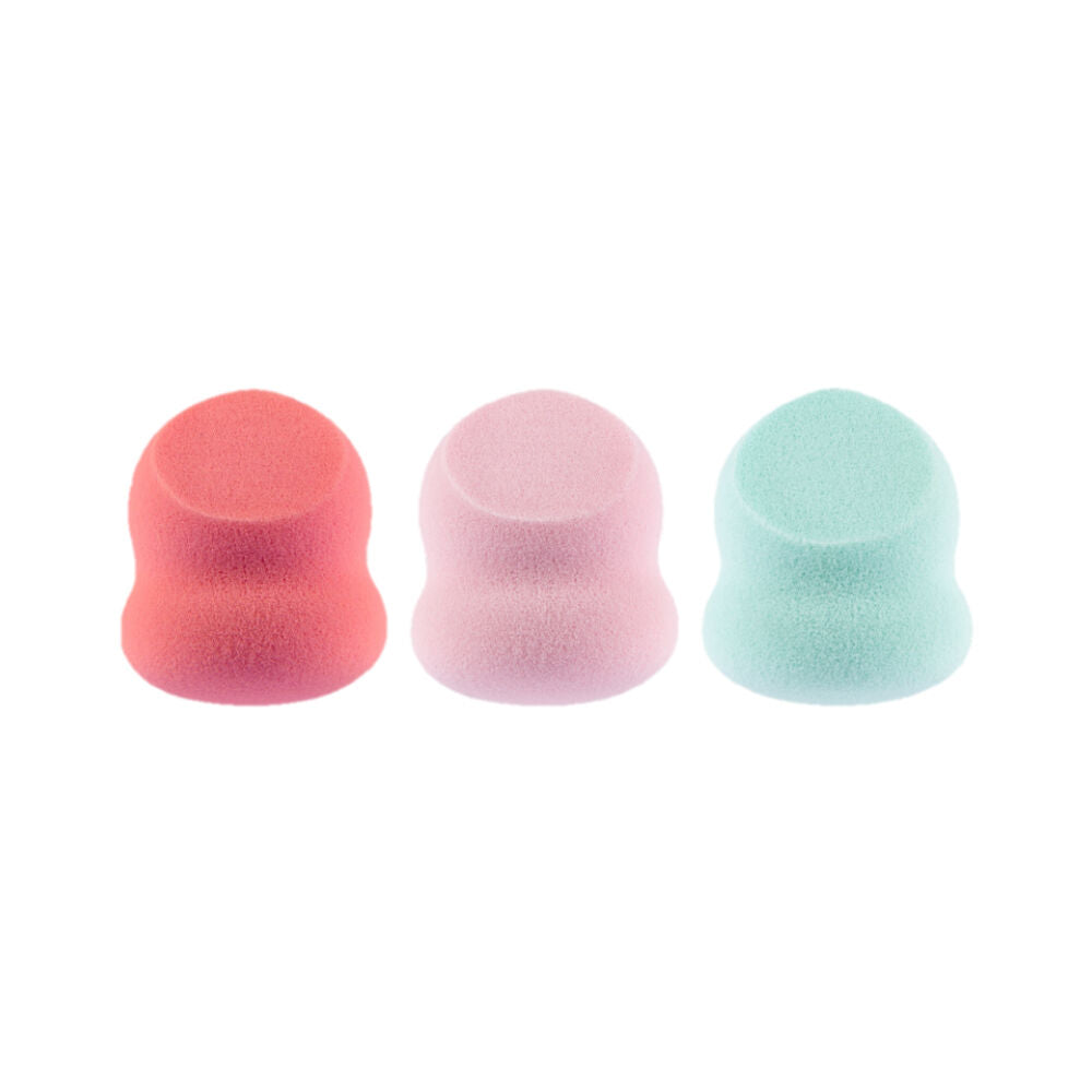 Schwämme qvs flüssig-make-up (3 pcs) - schönheit utensilien