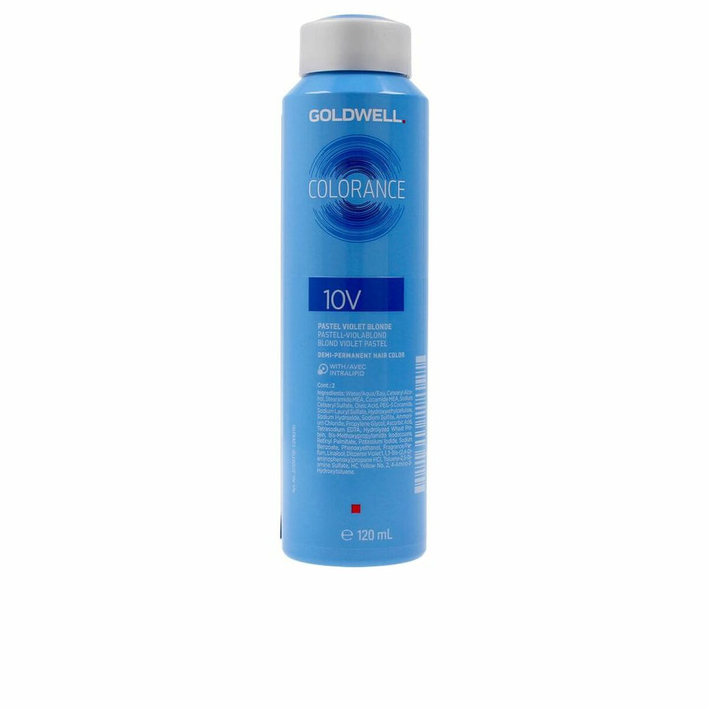 Semi-permanente tönung goldwell colorance nº 10v 120 ml