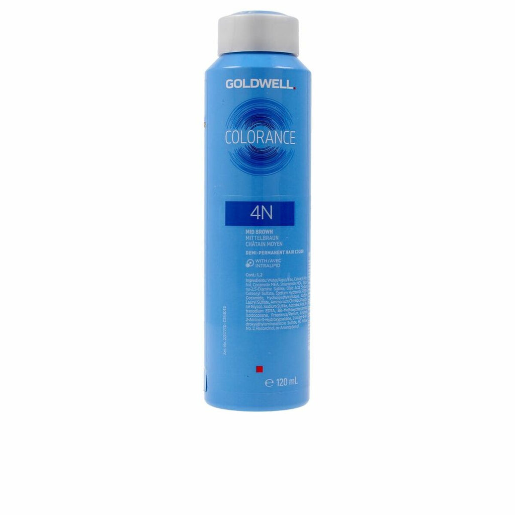 Semi-permanente tönung goldwell colorance nº 4n 120 ml