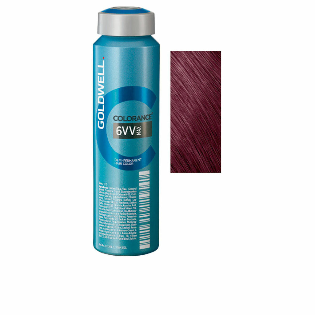 Semi-permanente tönung goldwell colorance nº 6vv 120 ml