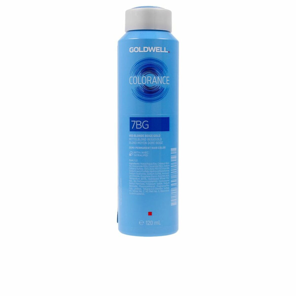 Semi-permanente tönung goldwell colorance nº 7bg 120 ml