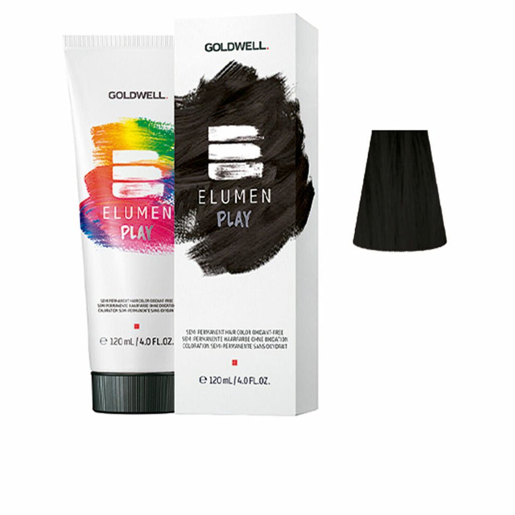 Semi-permanente tönung goldwell elumen play black 120 ml