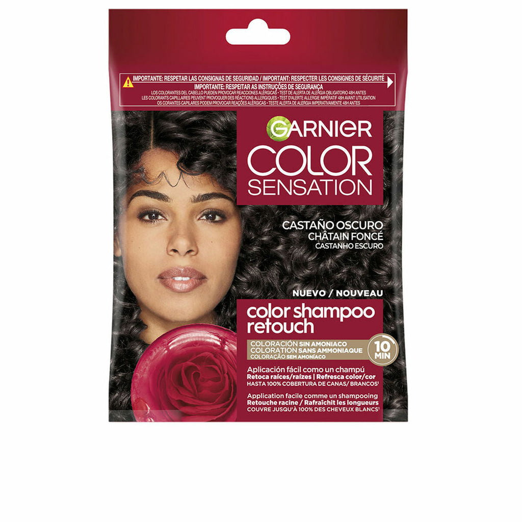 Shampoo färbung garnier color sensation dunkles