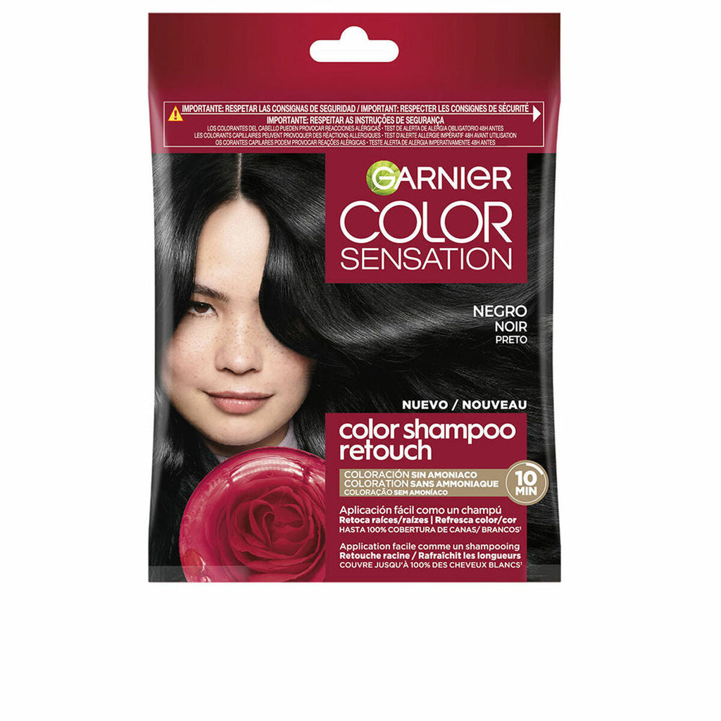 Shampoo färbung garnier color sensation schwarz nº 1.0