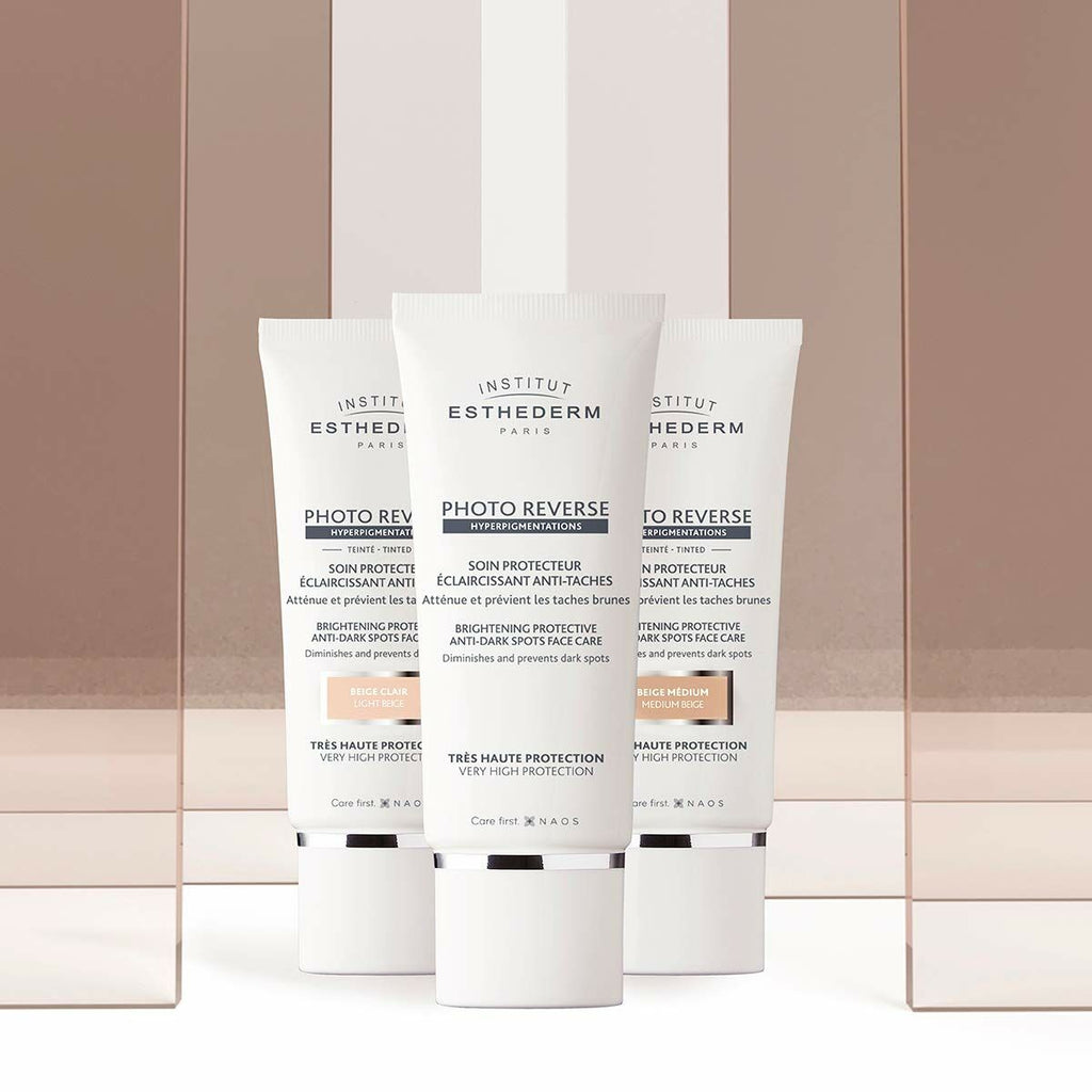 Sonnenschutzcreme für das gesicht institut esthederm photo