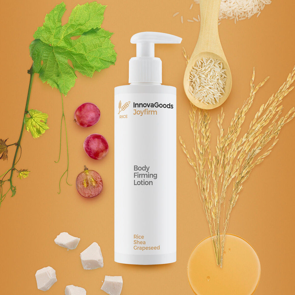 Straffende körperlotion rice joyfirm innovagoods 250 ml