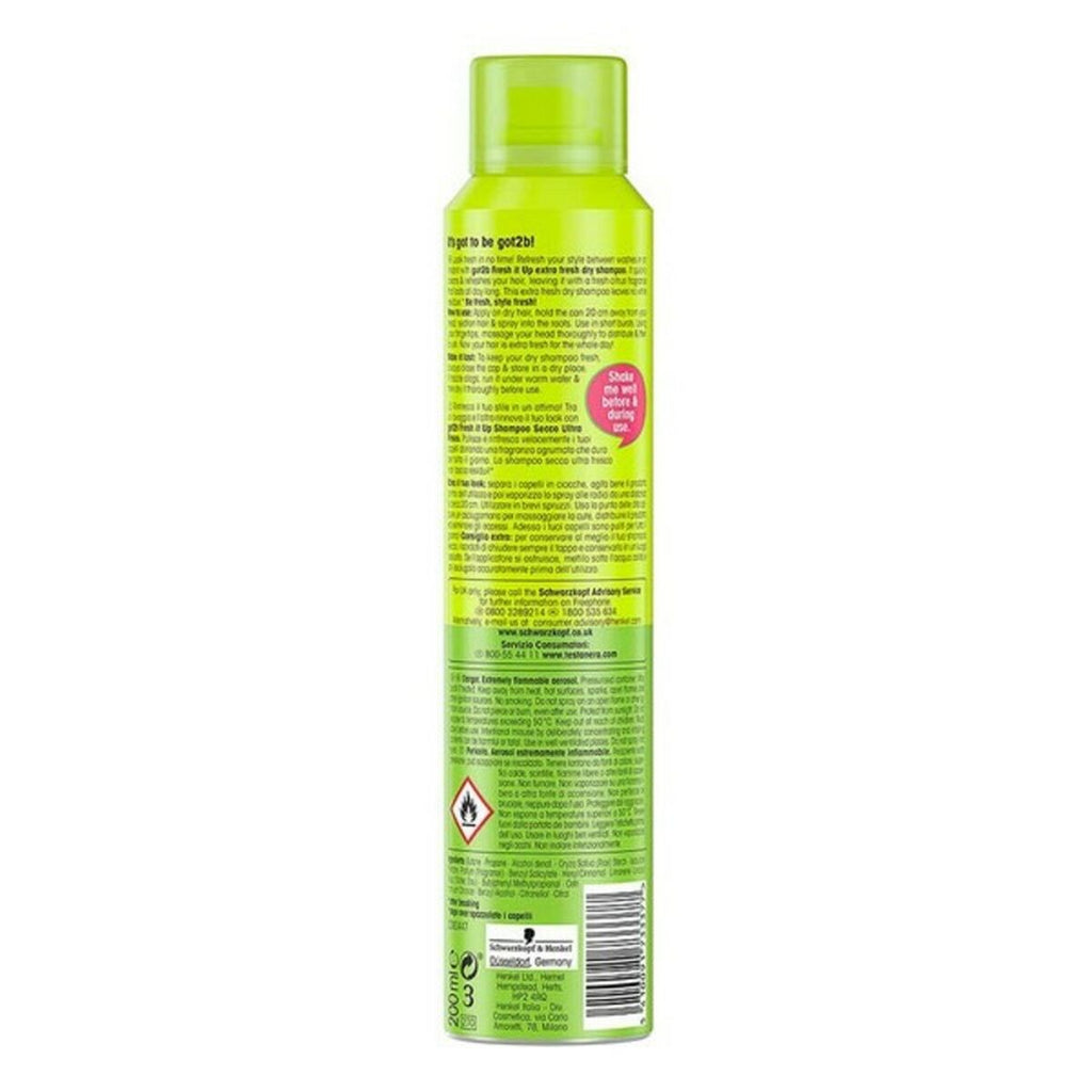 Trockenshampoo got2b extra schwarzkopf 4076451 200 ml