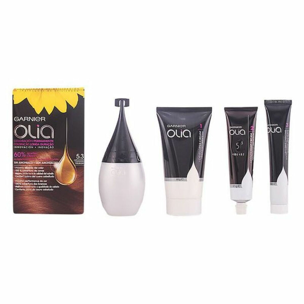 Unisex friseur set olia garnier (4 pcs) 5,3 - capuccino