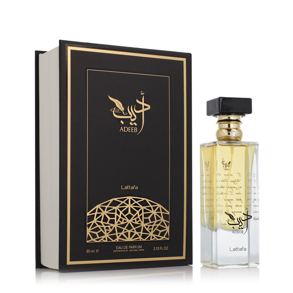 Unisex-parfüm lattafa edp adeeb (80 ml) - schönheit parfums