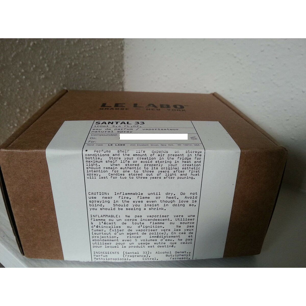Unisex-parfüm le labo santal 33 - schönheit parfums